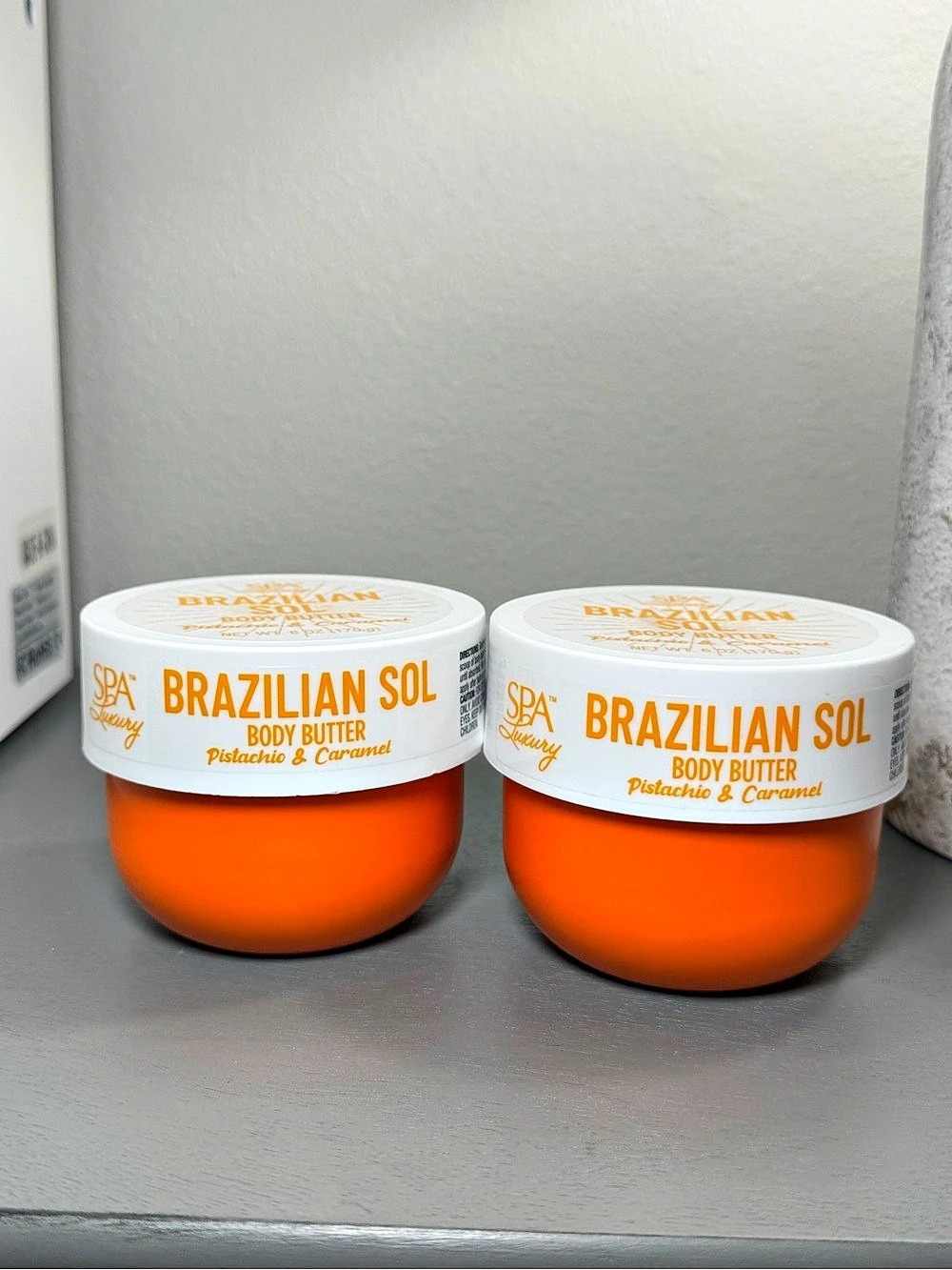 Spa Luxury Brazilian Sol Body Butter 2-Piece Set NWT
